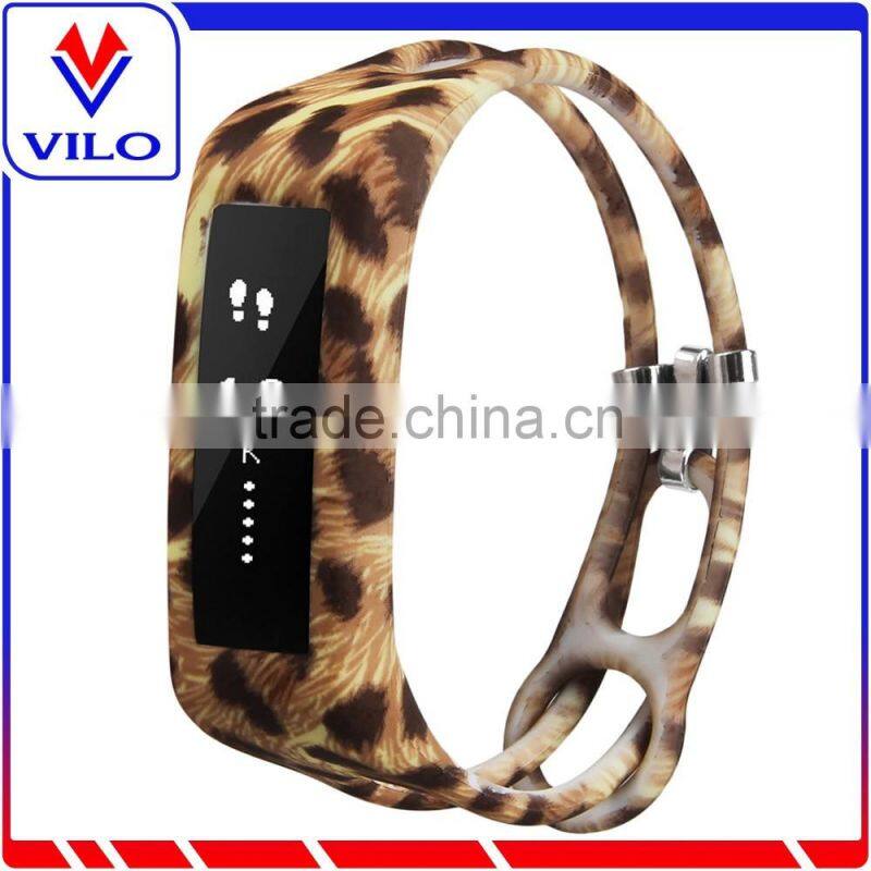 2016 Ajustable Replacement Band For Fitbit Alta, Colorful Pattern Silicone Watch Strap For Fitbit Alta Rubber Wrist Band