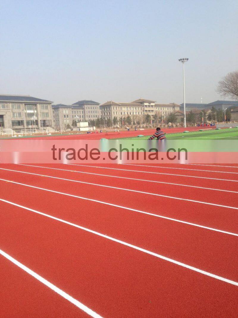 standarded 400 meters running tracks material