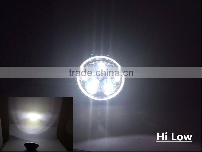 DOT And E-Mark Vortex 7 Inch LED Headlight White 6000K For 97-16 Jeep Wrangler JK LJ CJ Offroad