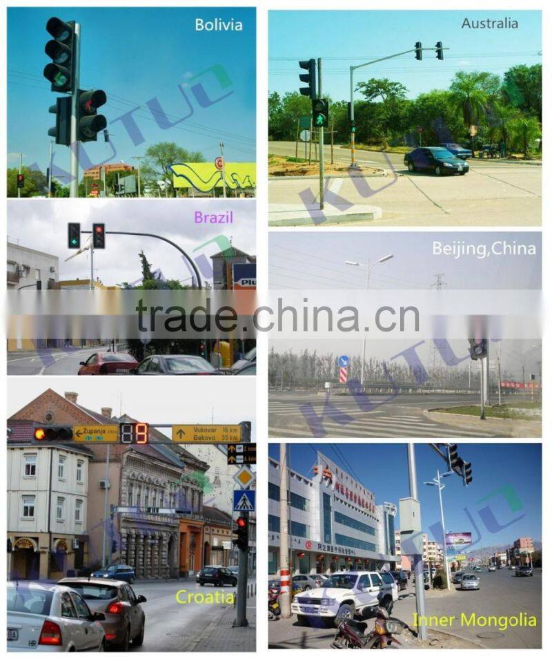 KuTuo 200mm 12 volt LED red and green traffic signal light