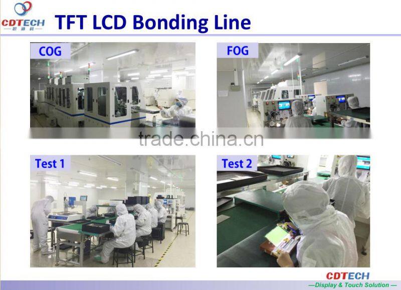 7.0 inch 800*480 lcd panel 4-wire resistive touch rgb display tft custom size lcd