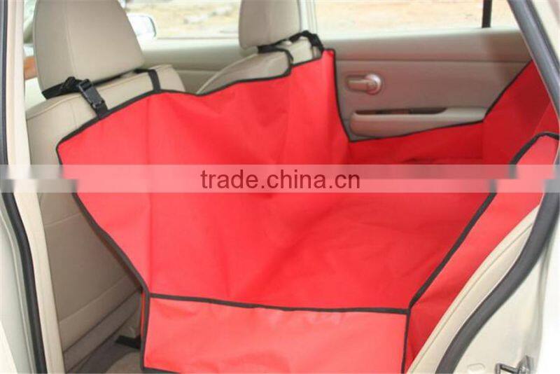 Paw printed Waterproof PU coated pet Car seat cover / dog car seat protector 600D nylon