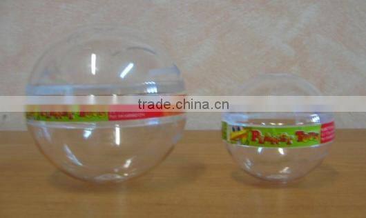 Esfera Transparentes Plastic capsule Toys with sticky paper