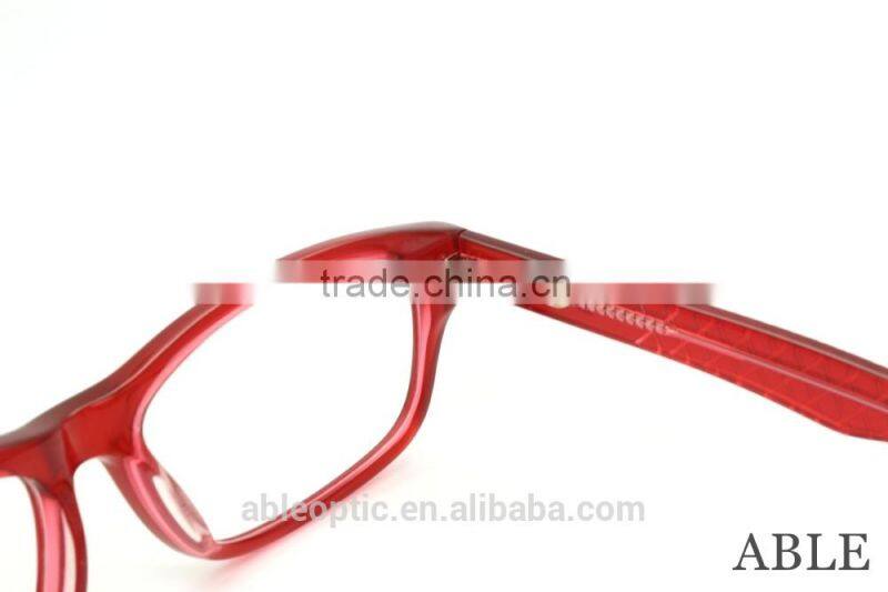 2015 hotselling Colored students acetate hand made spectacles optical frames eyewear eyeglasses