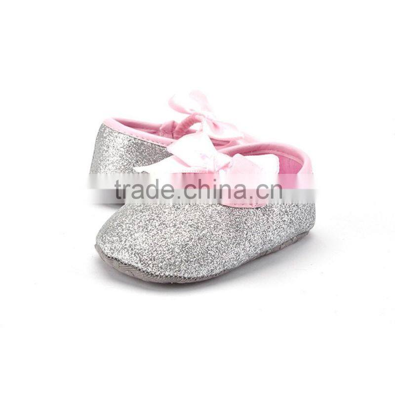 2016 A-bomb Summer Baby Girl toddler Soft Sole Bowknot Bling Bling Shoes Prewalker Socks Sneakers/baby girls prewalker shoes