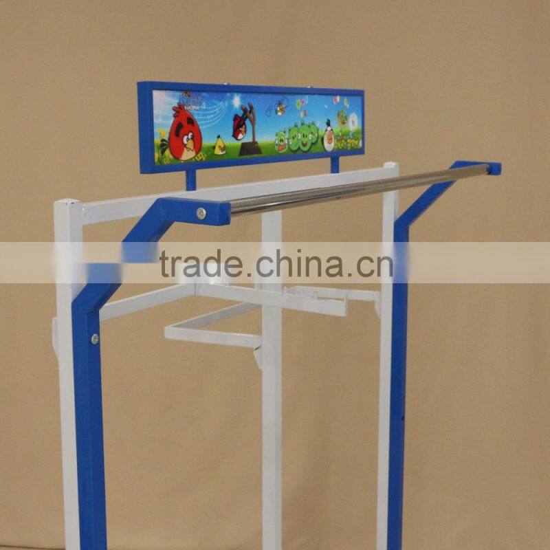 Metal multi-purpose rack hanging clothing display racks display stand