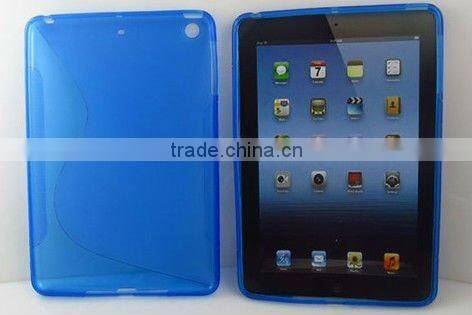 TPU S shape design case For mini ipad low price