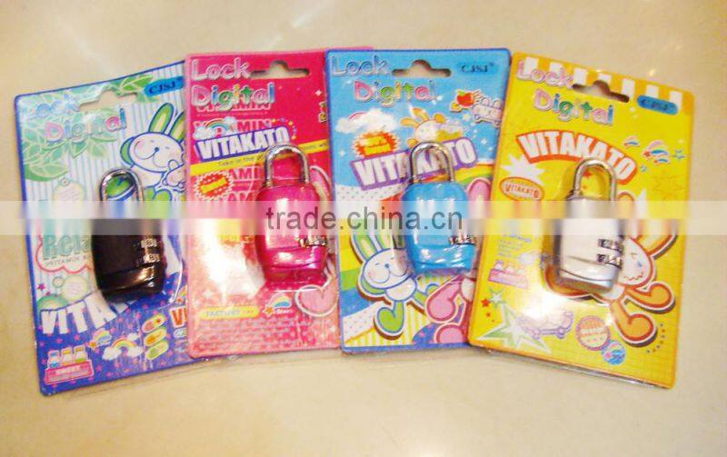 High Security Colorful reset combination lock