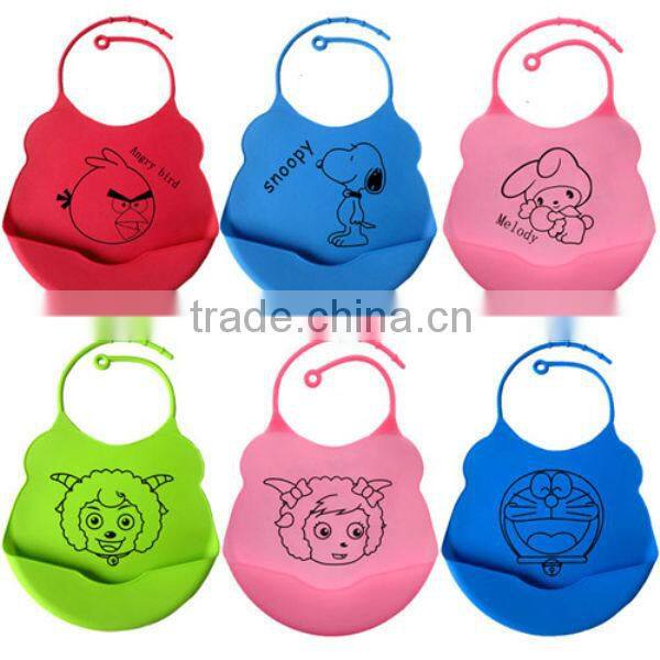 soft popular 100% food grade baby bib carters