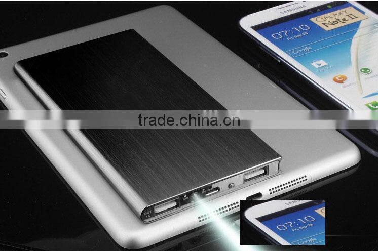 ultra thin slim Portble Big capacity china shenzhen card power bank 20000mah