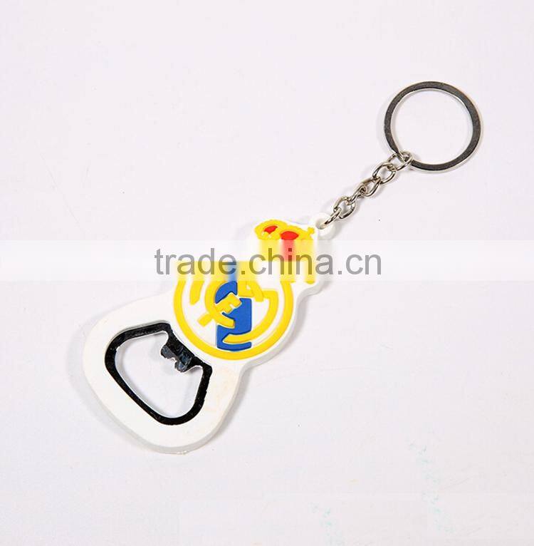 Custom Football Team Beer Bottle Opener Keychain