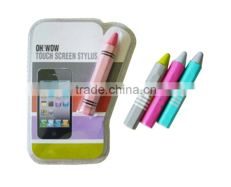 High quality durable stylus crayon touch pen for smartphone