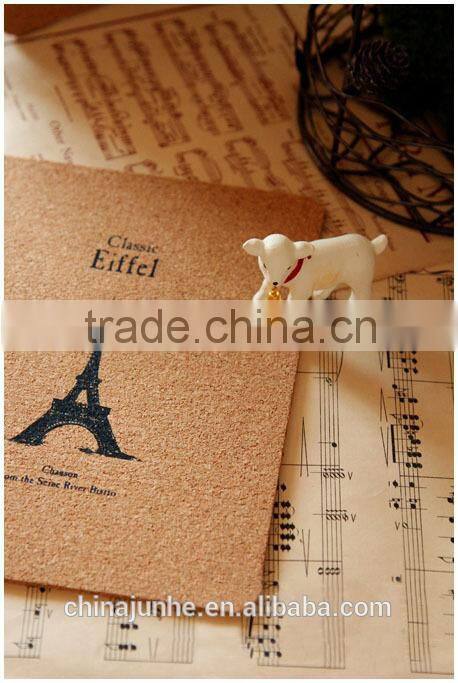 Fashion cork wood coasters for drinking