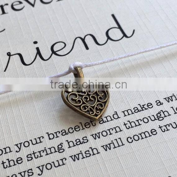 Mother day gift jewelry wish heart bracelet for Mom