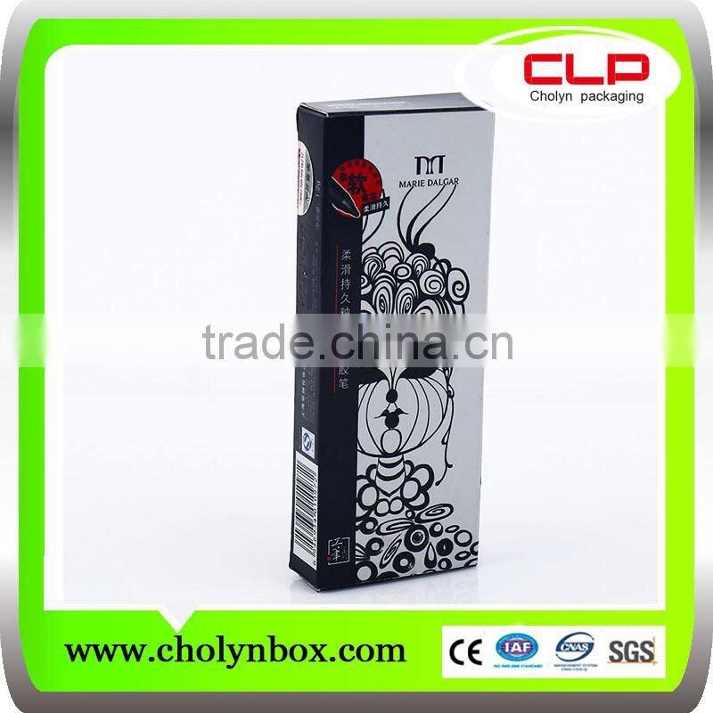 2016 new produce cosmetic box packaging for women