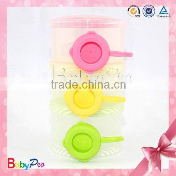 New Design Promotional Baby Feeding Food Plastic Milk Powder Container
