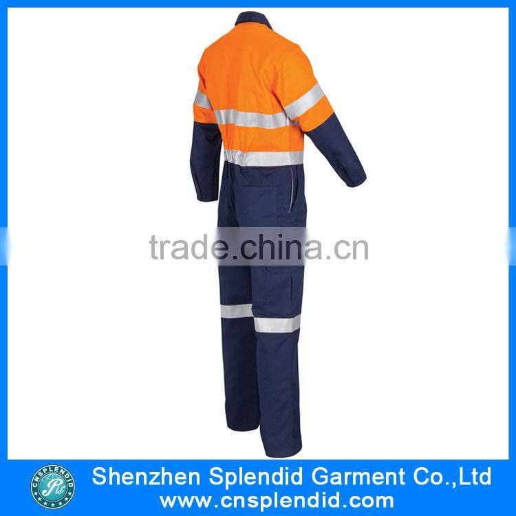 Construction coverall hi vis safety workwear