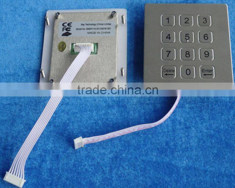 2016 new IP65 wholesale USB PS2 metal numeric keypad