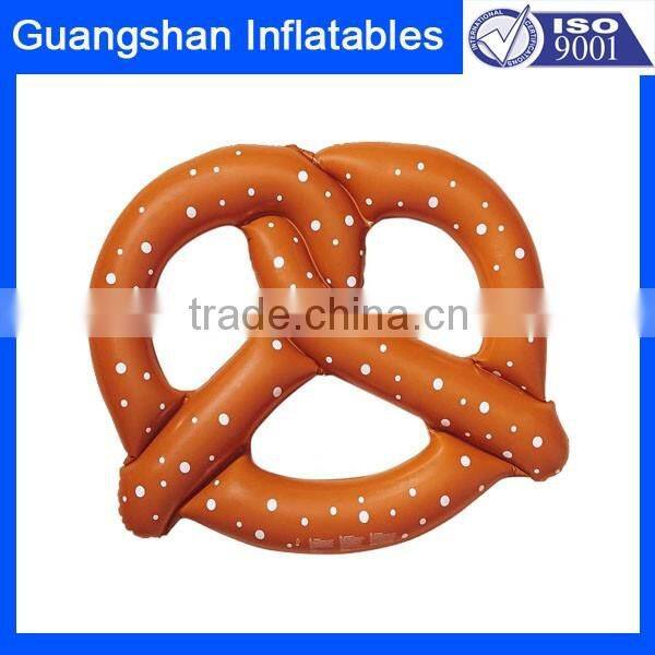 Popular Party Pool Fun Inflatable Pretzel Mattress Raft