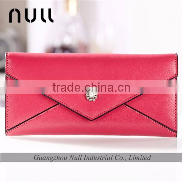 Hand phone holders woman genuine leahter cheque book holder wallet