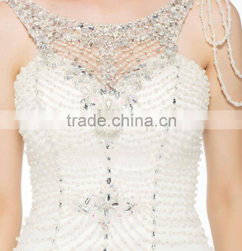 New 2015 Tunisian Traditional Wedding Dress With Removable Skirt