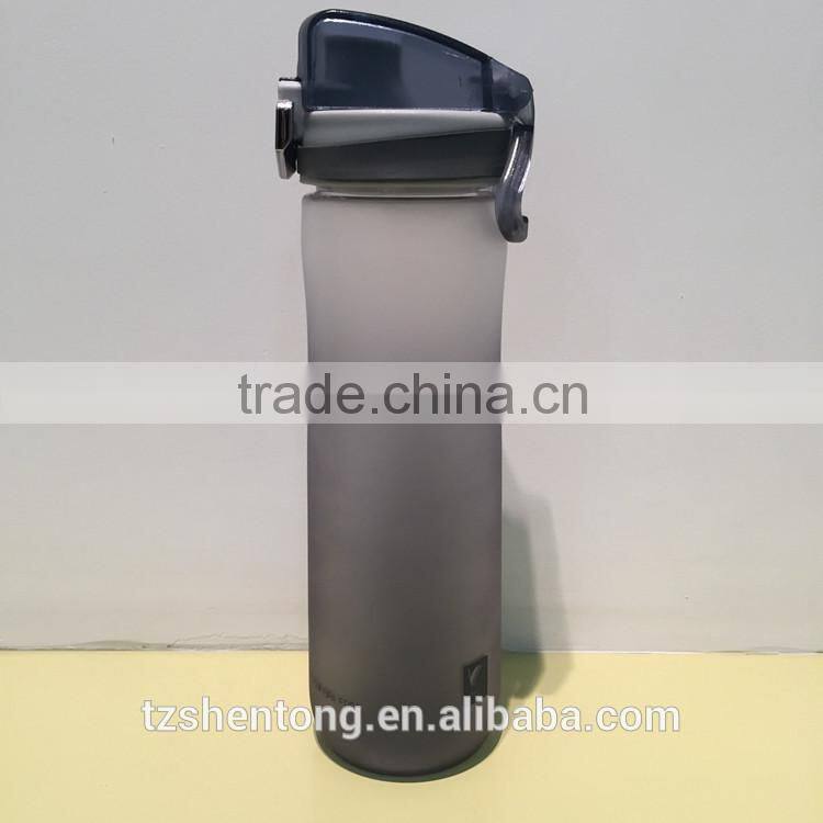 YB-2001,2002 Flip top lid frosted plastic drinking water bottle