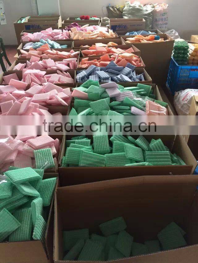 Muti-purpose new product Polyester fiber scourer Household cleaning item