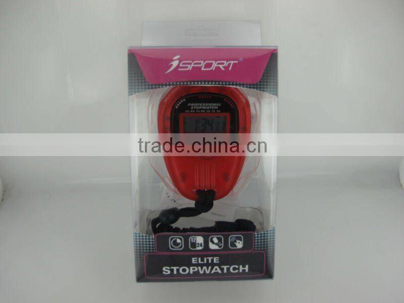 Cheap stopwatch Large LCD display waterproof split stopwatch