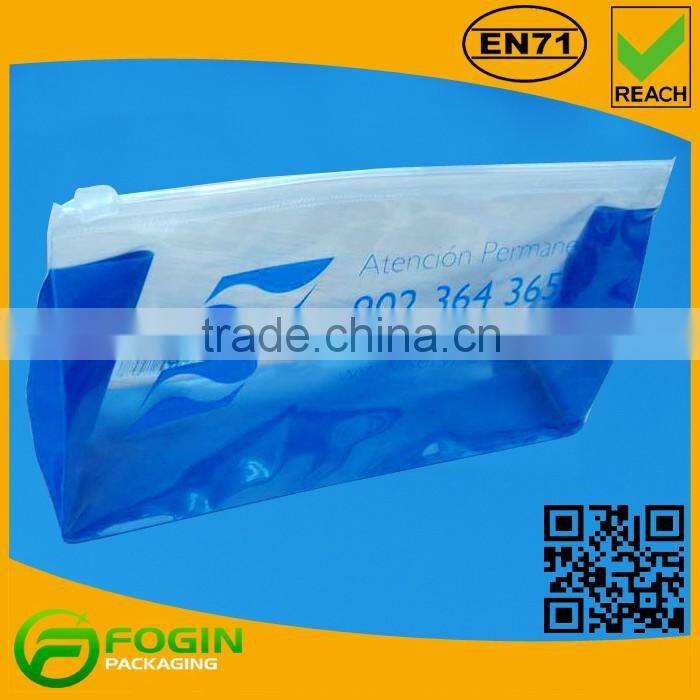 Promotional Cheap Transparent PVC Cosmetic Bags Set