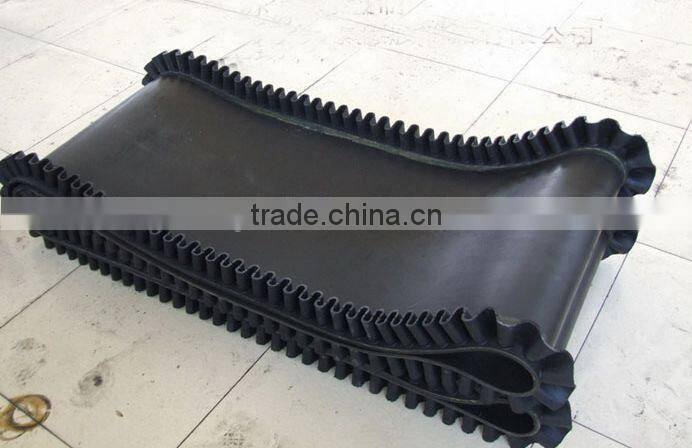 Endless conveyor belt with sidewall Circular conveyor belt