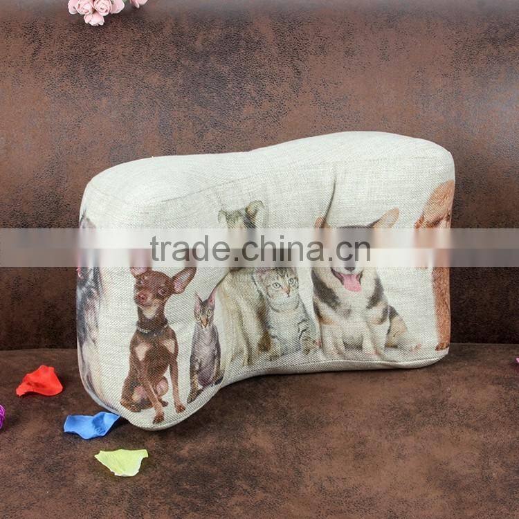 2015 new cartoon Cute puppy waist cushion cover Office pillow car pillow