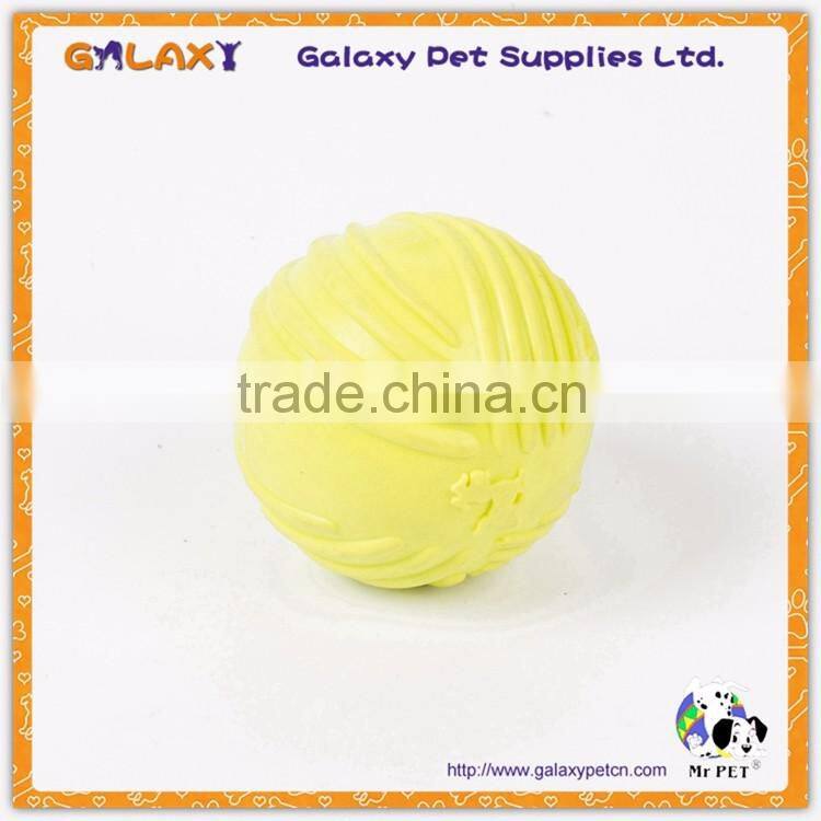 Customized design colorful soft pet training tennis ball for pet dog