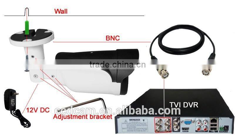 Full HD 1080P TVI Camera 3.6MM Lens IR Night Vision Onvif P2P Home 2MP CCTV Cameras