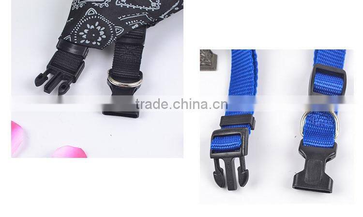 Hot Sale New Adjustable Pets Leashes And Collars Bandana Neck Scarf Buckles For Dog Puppy Cat collars