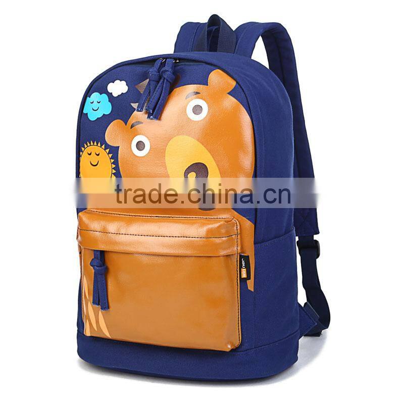 Lovely bear School Bag;Korean Style School Backpack;Lovely Style Cute Teenage Girl School Bags