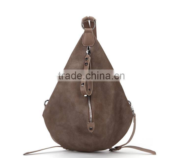 High quality fashionable girls leather backpack bags GW608