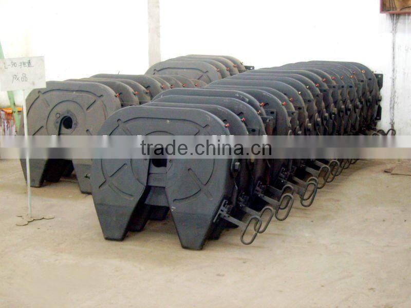 Steel cast fifth wheel coupling for semi truck and tractor trailer parts