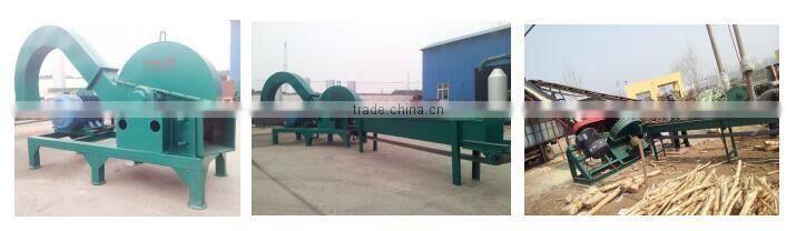 Drum chipper machine to make wood chips