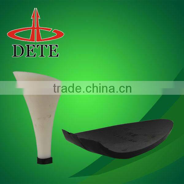 abs plastic platform shoe heels Nude high heel made in china