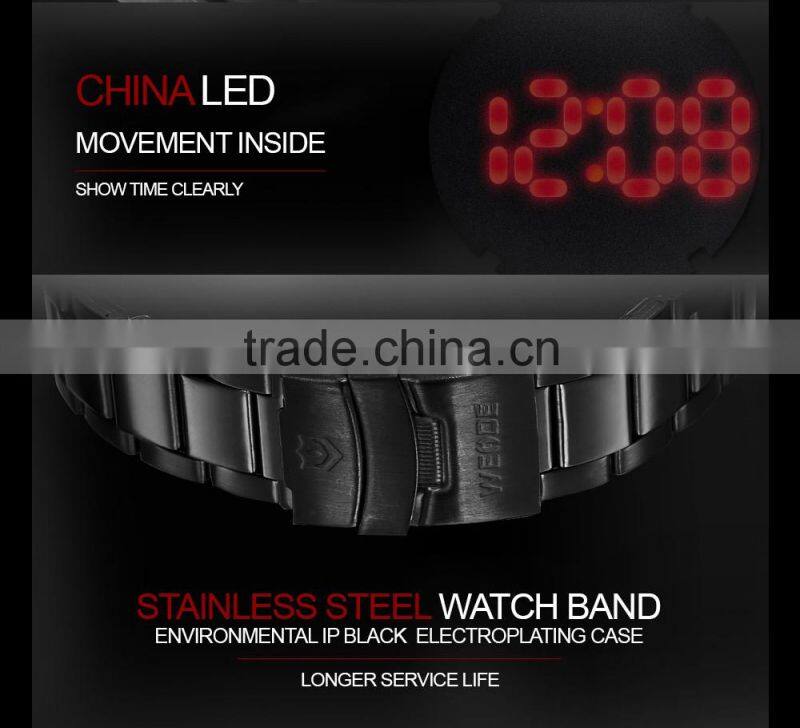WEIDE Military trendy watches water resistant watch 30m description of Wrist watch Alarm LED large digital timer WH2306