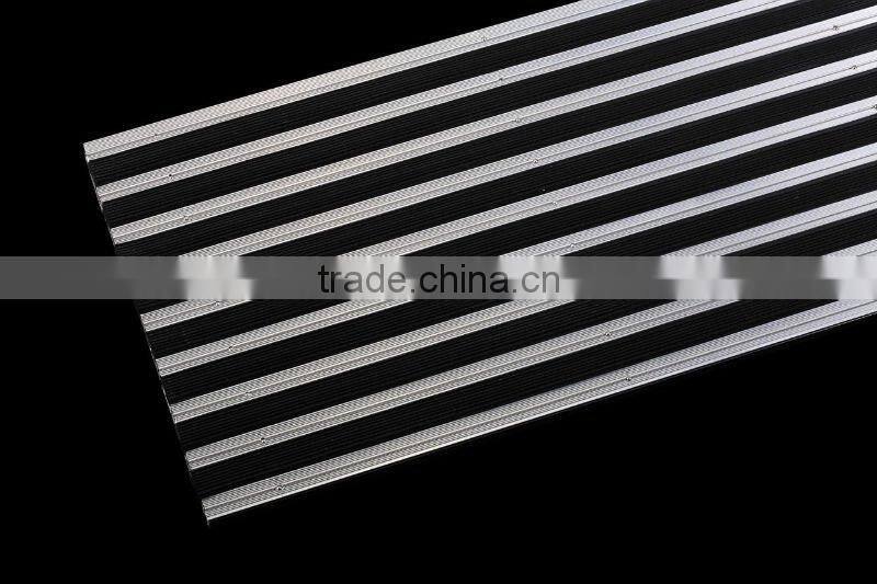 Aluminum & rubber entrance matting for hotel