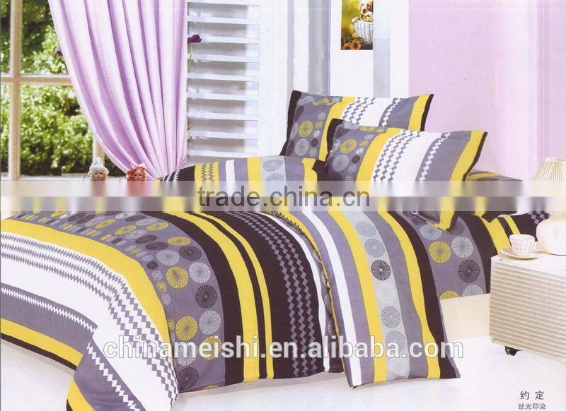 Guangzhou foctory microfiber bed sheet bedding set for home hotel