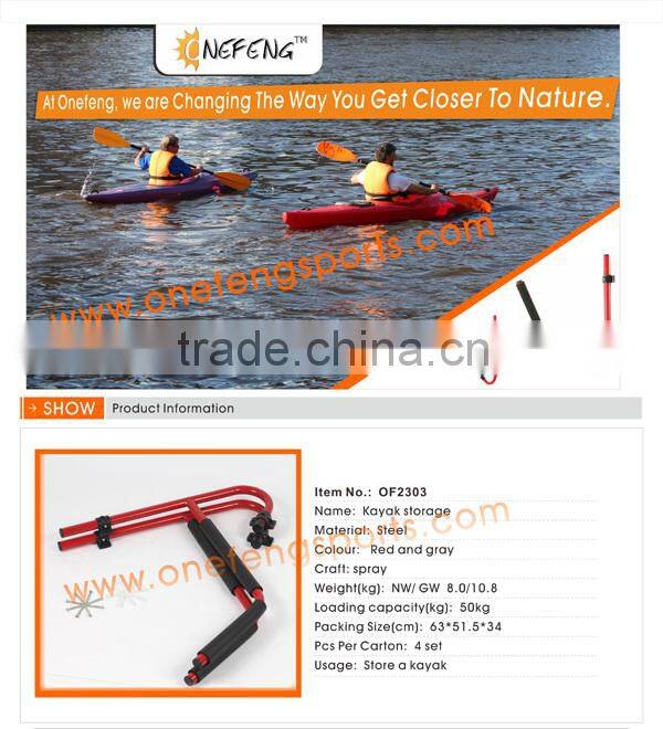 Kayak Rack Wall Storage Rack Steel Holder Canoe Wall Rack