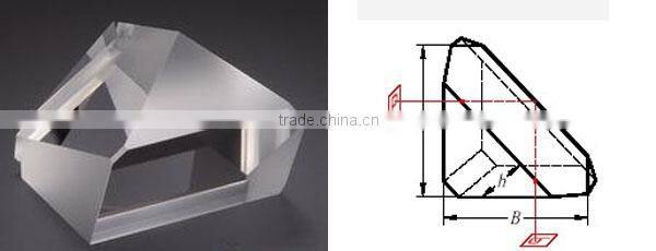 Sapphire optical glass roof prism