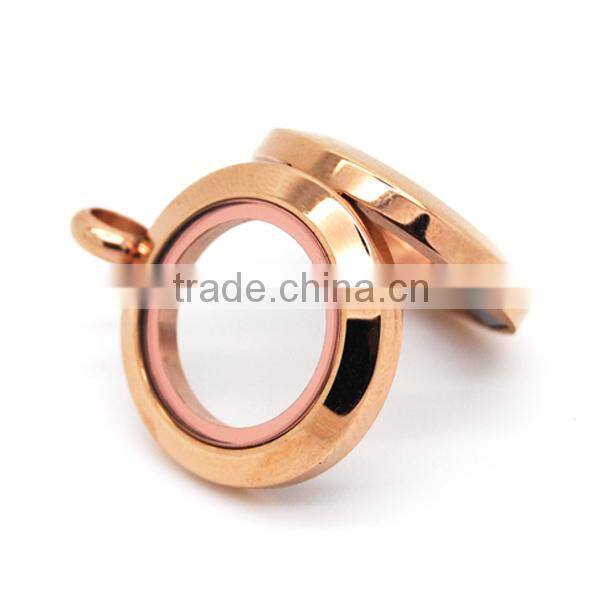 316l stainless steel lockets open locket jewelry pendant magnetic gold locket