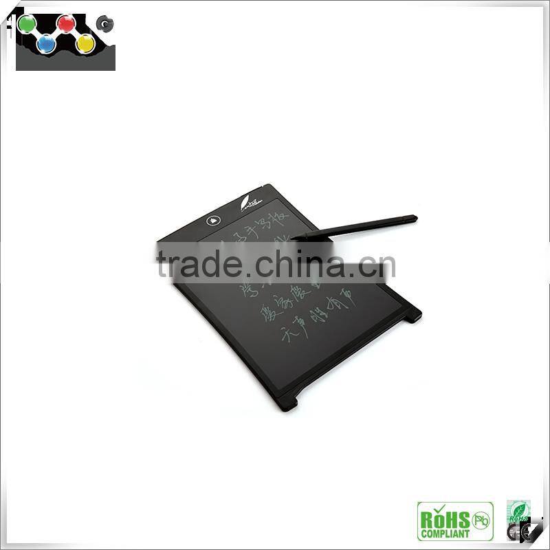 Colorful 8.5 inch paperless lcd writing tablets with black stylus pen, magic boogie board for children