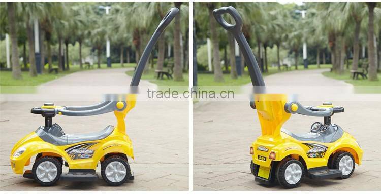 Baby Ride on car can do as 3 in 1 for baby walker, baby stroller, ride on car with the sun canopy