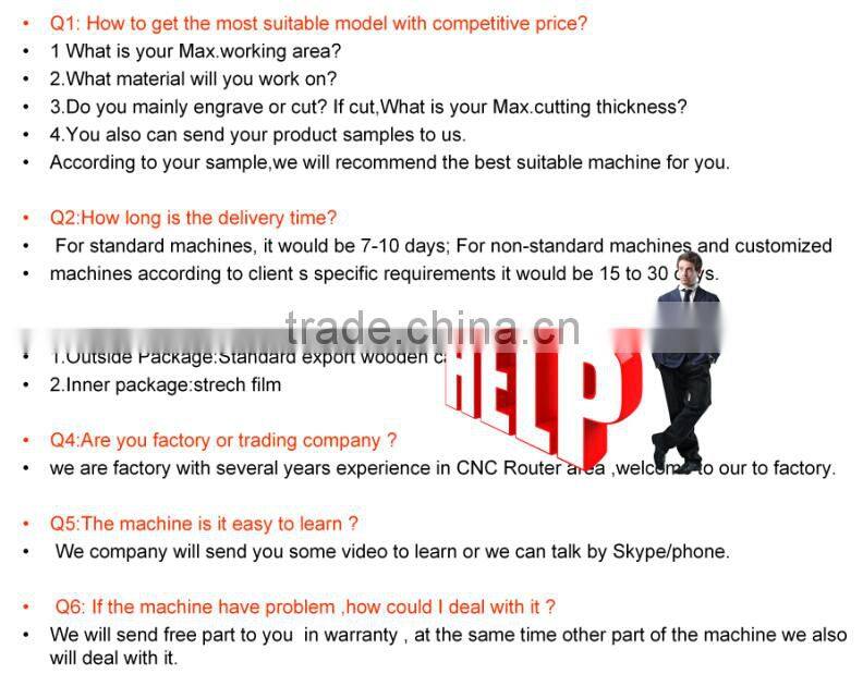 China 3.2kw spindle round guide rail metal cnc carving machine 6090