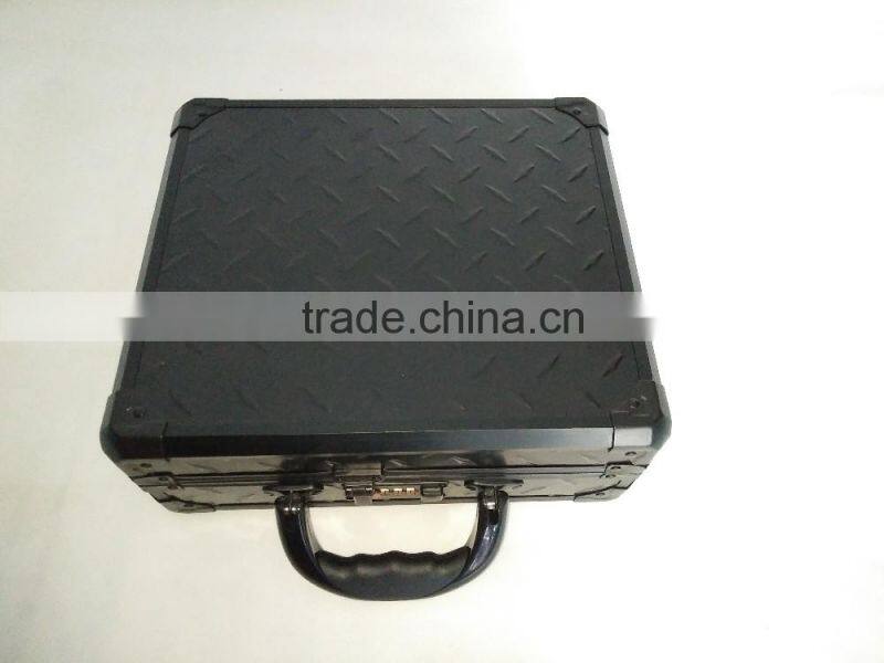 black aluminum tool case plastic surface tool case