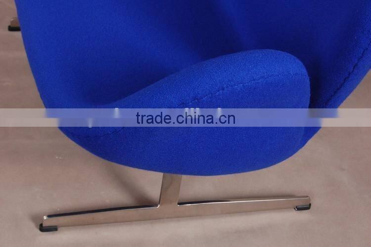 Fashion design modern popular 2 seater arne jacobsen hotel swan sofa